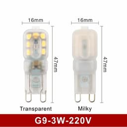 image-4pcs/lot G4 G9 LED 3W 5W Light Bulb AC DC 12V 220V LED Lamp SMD2835 Spotlight Chandelier Lighting Replace 30W 60W Halogen Lamps