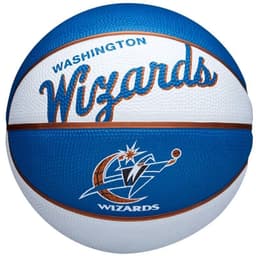 image-Wilson Team Retro Washington Wizards Mini Ball WTB3200XBWAS basketball