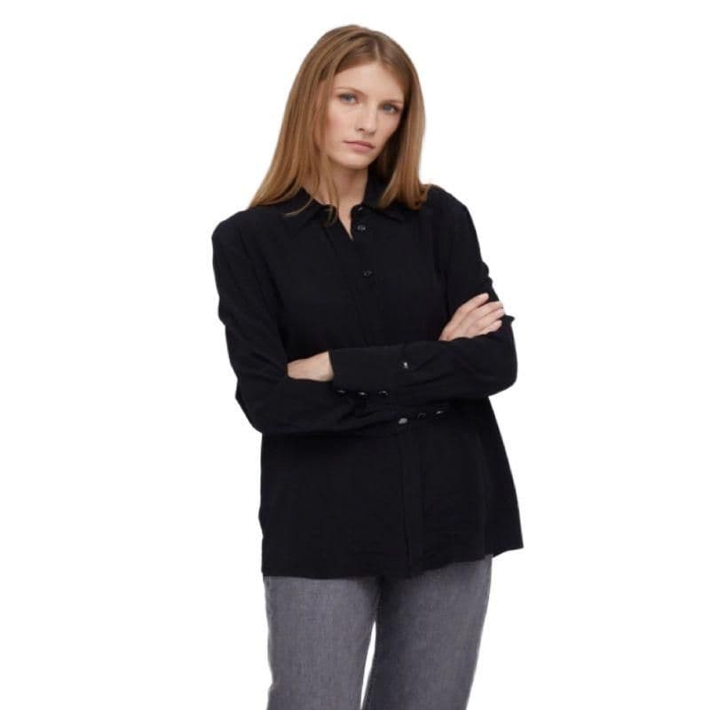 image-Tommy Hilfiger Viscose Crepe Blouse Ls W WW0WW32274