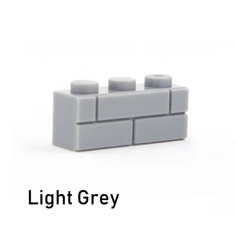 image-60pcs DIY Building Blocks Thick wall Figures Bricks 1x3 Dots Educational Creative Size Compatible With Brand Toys for Children