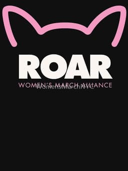 image-Pink Pussy ROAR WOMEN HOODIE GRAY