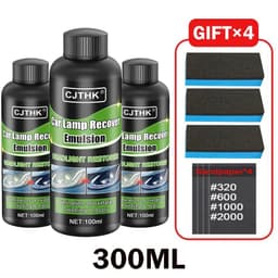 image-Car Headlight Restoration Polishing Kits Headlamp Scratch Remover Repair Cleaning Paste Remove Oxidation Headlight Polish Liquid