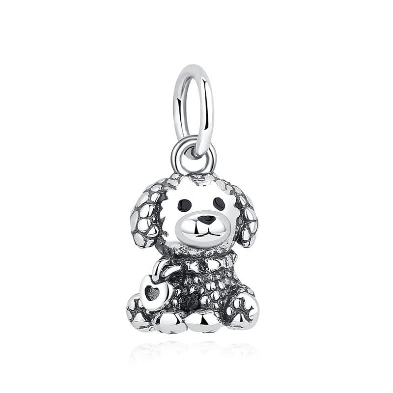 image-Original 925 Sterling Silver Charms Love Pets Dog Cat Paw Print Pendant Beads Fit Brand Bracelets Necklaces Women DIY Jewelry