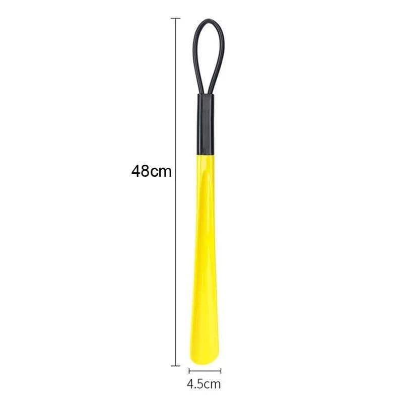 image-1pc Extra long flexible plastic shoe horns do not require bending durable shoe spoons for pregnant women wearing shoe assistants