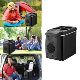 image-12V 6L Car Freezer Mini Freezer Portable Auto Refrigerator Outdoor Refrigerator Auto Refrigerator Car Heater Cooler