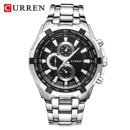 image-CURREN 8023 Quartz Watch Men Waterproof Sport Military Watches Mens Business Stainless Steel Wristwatch Male Clock reloj hombre