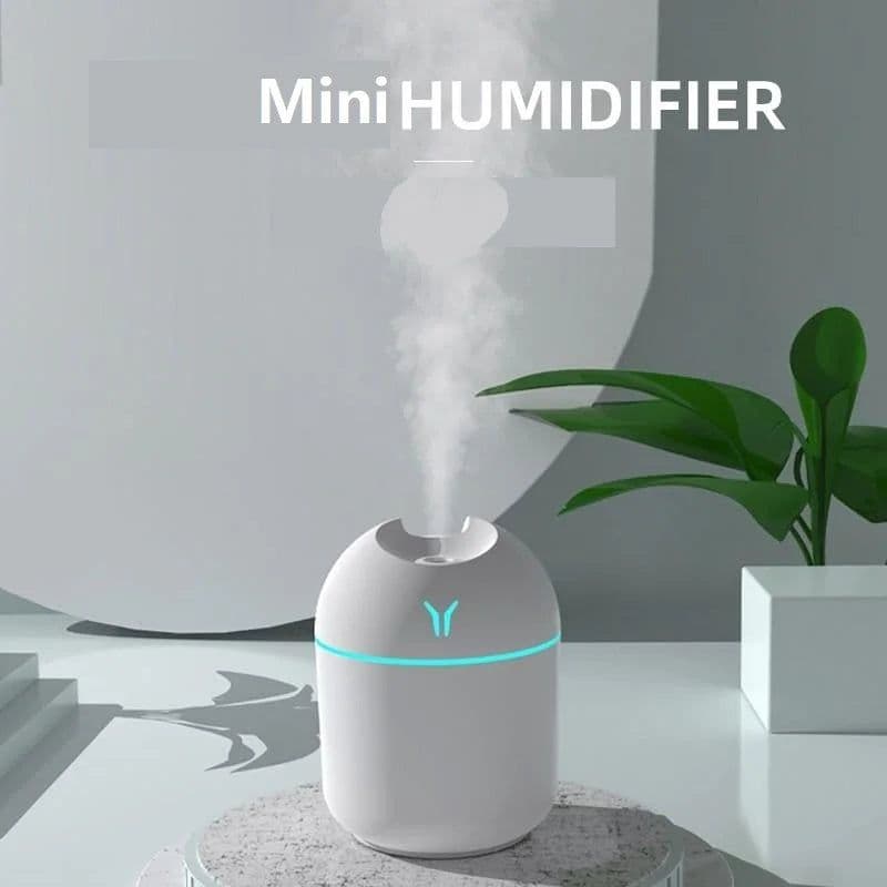 image-250ML USB Mini Air Humidifier Aroma Essential Oil Diffuser For Home Car Ultrasonic Mute Mist Maker Diffuser with LED Color Lamp