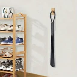 image-1pc Extra long flexible plastic shoe horns do not require bending durable shoe spoons for pregnant women wearing shoe assistants