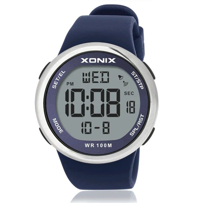 image-GOLDEN Sports Classics Men Relogio Masculino LED Digital Diving Swimming Reloj Hombre Acrylic Mirror Sumergible Wristwatch NY