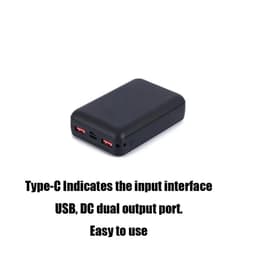 image-Power Bank 12V/20000mAh Portable Charging Power Supply Fast Charging For Fan Vest Cooling Vest Summer Air-Condition Clothing