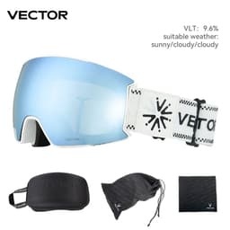 image-VECTOR Ski Goggles Men Snowboard Glasses Women Winter Outdoor Snow Sunglasses UV400 Double Layers Lens Anti-Fog Skiing Goggles