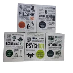 image-5 Books Set 101 Series Book for Philosophy, Management,Economics,Negotiating,PSYCH Books Paperback in English Books