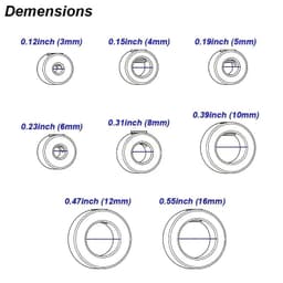 image-Drill Stoper Collar Set Stop Bit Ring Shaft Limit Metric Lock Steel Press Depth Ajustable Positioner Hole Guide Woodwork Tool