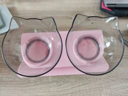 image-Non-Slip Double Cat Bowl Dog Bowl With Stand Pet Feeding Cat Water Bowl For Cats Food Pet Bowls For Dogs Feeder Product Supplies