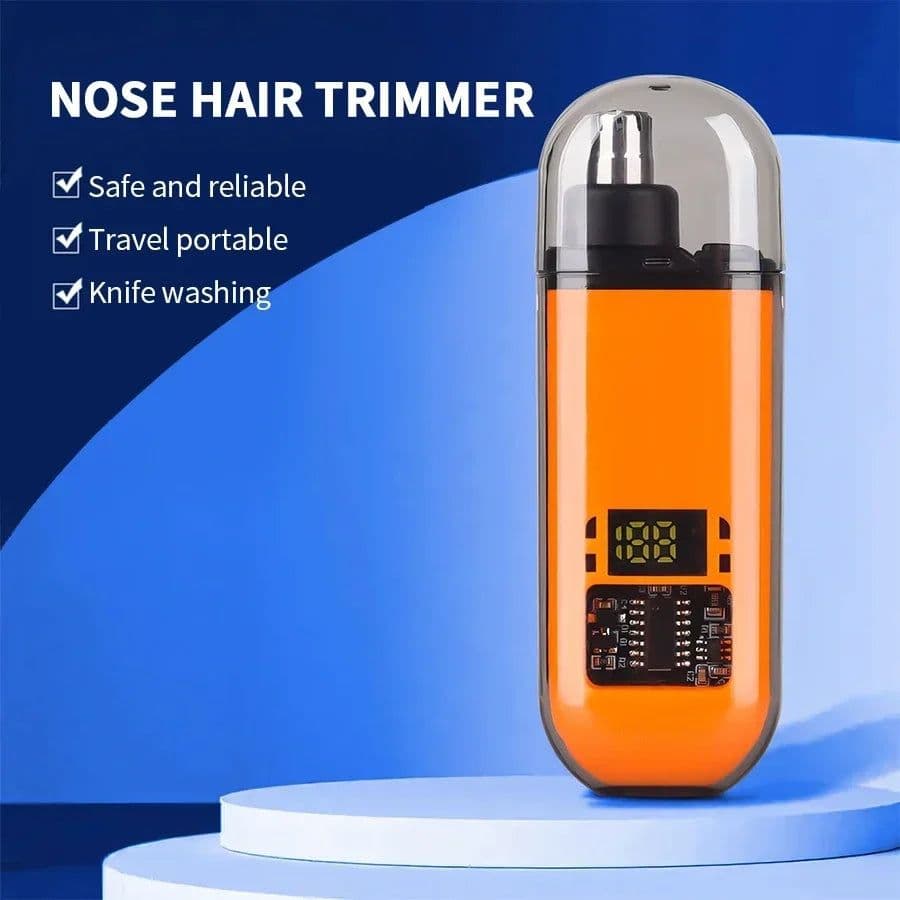 image-2 In 1 Electric Portable Ear And Nose Hair Trimmer Clipper 2024 Professional Painless Portable Eyebrow For Men