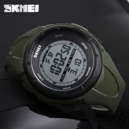 image-SKMEI Fashion Simple Sport watch Men Military Watches Alarm Clock Shock Resistant Waterproof Digital Watch reloj hombre 1025