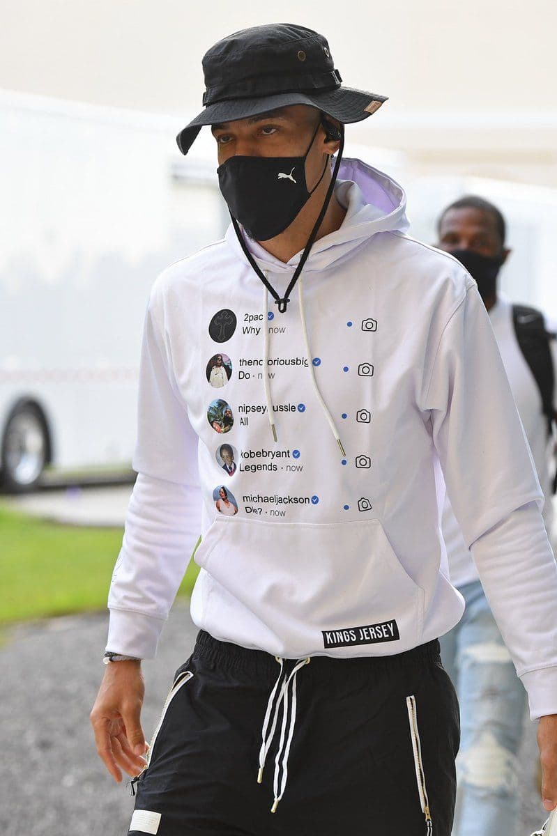 image-"Why do all legends die?" white hoodie