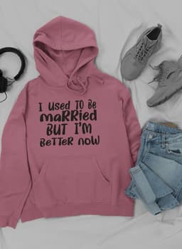 image-I Used To Be Married But I'm Hoodie