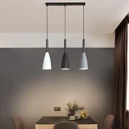 image-Modern living room 3 Head Lighting Nordic Minimalist Pendant Light Over Dining Table Kitchen Island Bedroom Decor Light Fixtures