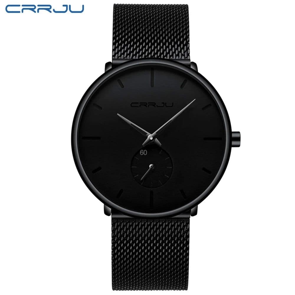 image-CRRJU Sports Mens slim Watches Top Brand Luxury Waterproof Sport Watch Men Ultra Thin Dial Quartz Watch Casual Relogio Masculino