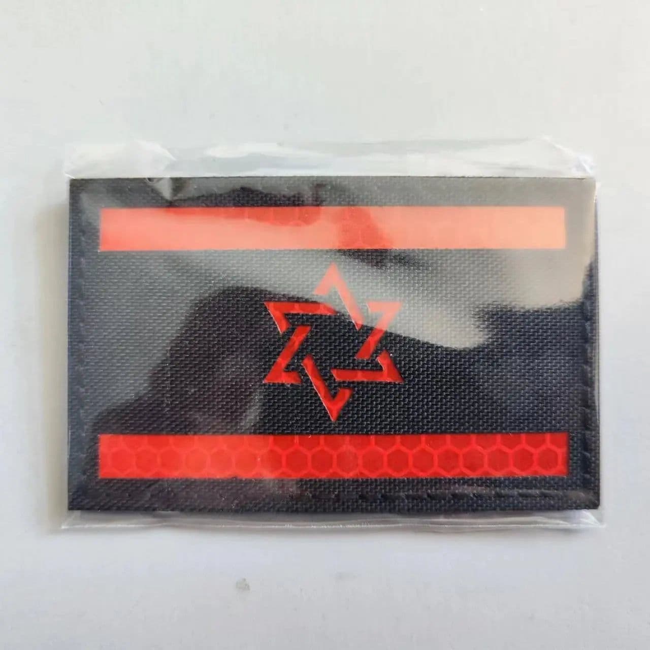 image-1pcs Embroidery Israel Flag Brassard Tactical Patch Cloth Punisher Armband Army Hook And Loop Emblem Morale Combat Badge