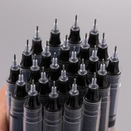 image-10Pcs/set High Quality Needle Type Gel Pens Straight Liquid Ballpoint Pen Kawaii Stationery School Office Supplies Writing