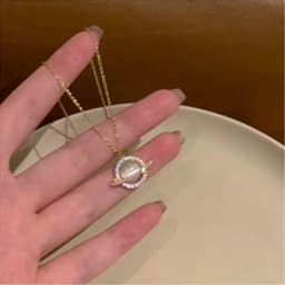 image-New Wine Red Cherry Gold Color Pendant Necklace For Women Personality Fashion Necklace Wedding Jewelry Birthday Gifts