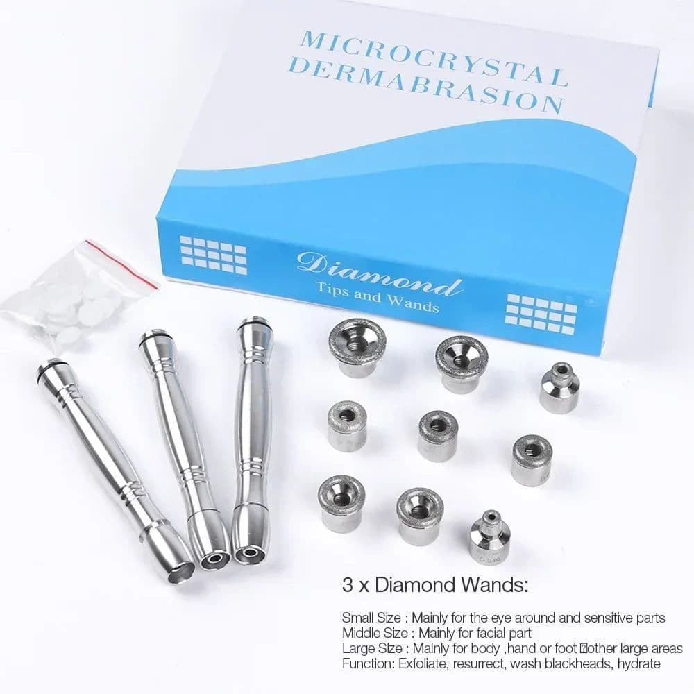 image-Foreverlily Diamond Microdermabrasion Dermabrasion Machine Water Spray Exfoliation Beauty Machine Wrinkle Face Peeling Machine