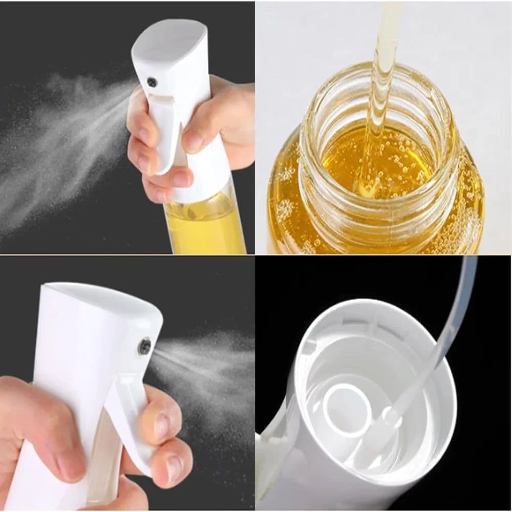 image-Oil Spray for Cooking - Olive Oil Dispenser Bottle Sprayer Mist-Reusable Food Grade Oil Vinegar,Spray Bottle Kitchen Accessories