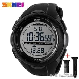 image-SKMEI 1025 Waterproof Digital Wristwatches for Men Sports Countdown Mens Electronic Shockproof Watch Military Clock Reloj Hombre