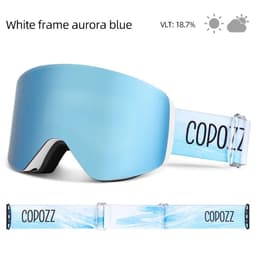 image-COPOZZ Professional Winter Ski Goggles Magnetic Quick-Change Double Layers Anti-Fog Snowboard goggles Men Women Ski Equipment