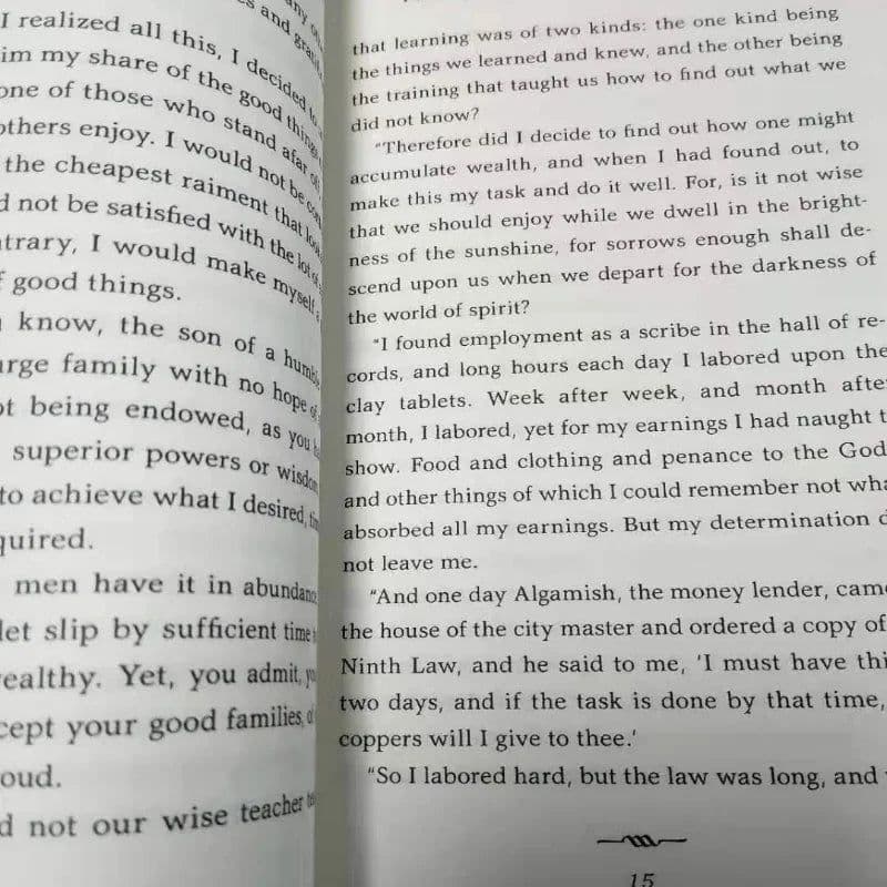 image-The Richest Man In Babylon By George S. Clason Financial Success Inspirational Reading Book