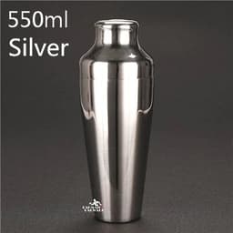 image-Stainless Steel Cocktail Boston Bar Shaker: 2-piece Set: 18oz Unweighted & 28oz