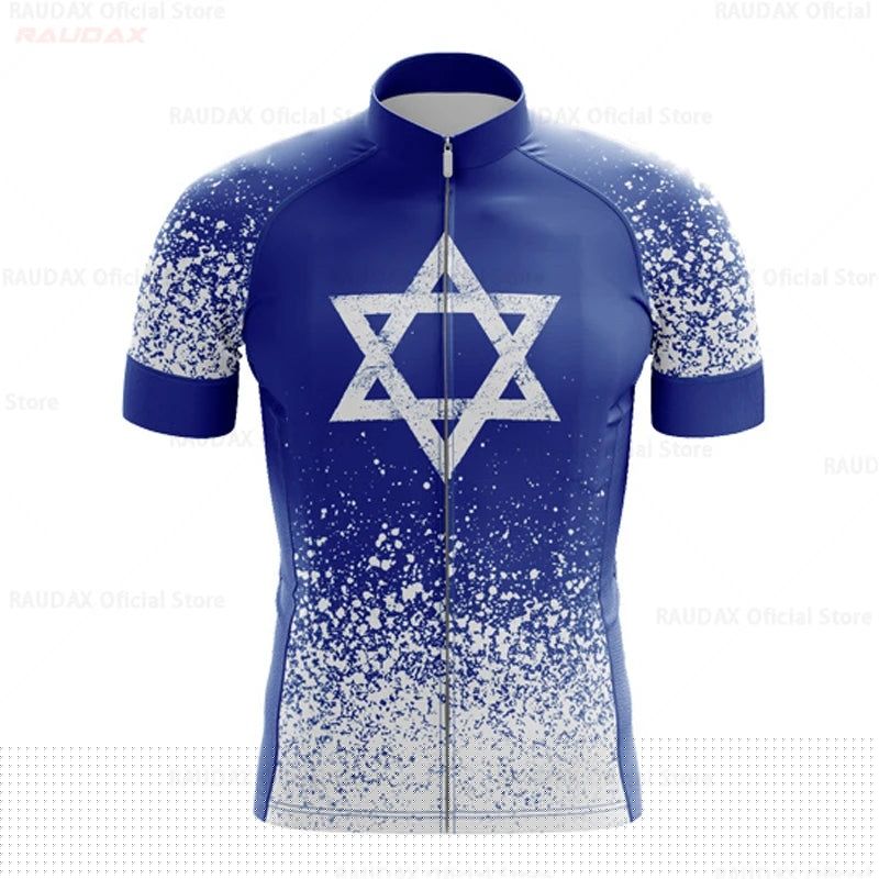 image-ISRAEL New 2022 Team Summer Cycling Jersey Bike Clothing Cycle Bicycle MTB Sports Wear Ropa Ciclismo for Men's Mountain Shirts