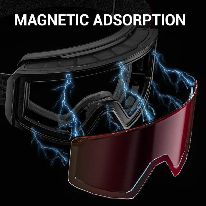 image-KAPVOE Photochromic Men Women Outdoor Sports Ski goggles Anti-fog Snowboarding Snowmobile Glasses UV400 Teen Charistmas Cycling