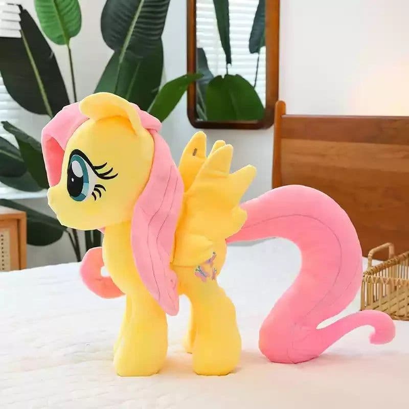 image-30/40/50cm Anime My Little Pony Prototype Plush Doll Anime Soft Pillow Girl Fluttershy Sofa Ornaments Children'S Customized Gift