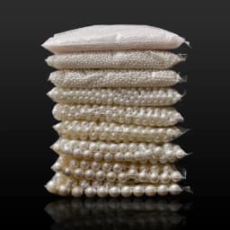 image-4/6/8/10/12/14/16mm Pearl Beads ABS Loose Round Beads Craft for Fashion Jewelry Making White Beige DIY Imitation Garment Beads
