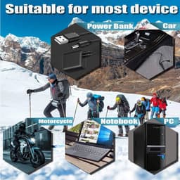 image-Heated Gloves Thermal Heat Motorcycle Gloves Leather Warmer Control Waterproof Electric Heated Touchscreen Hand Warmer Mittens