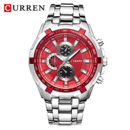 image-CURREN 8023 Quartz Watch Men Waterproof Sport Military Watches Mens Business Stainless Steel Wristwatch Male Clock reloj hombre