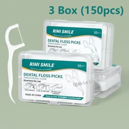 image-1/2/5/10 Box Portable Disposable Dental Floss Plastic Toothpick High-tension Dental Floss Stick Dental Floss Box Oral Care