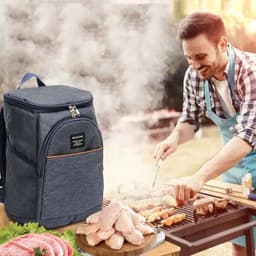 image-DENUONISS 20L Thermal Backpack Waterproof Thickened Cooler Bag Large Insulated Bag Picnic Cooler Backpack Refrigerator Bag
