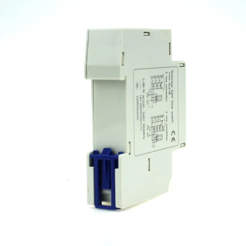 image-ALC18 Din rail staircase light time switch timer controller for Corridor Lighting Mechanical Din Rail Timer 16A 220V
