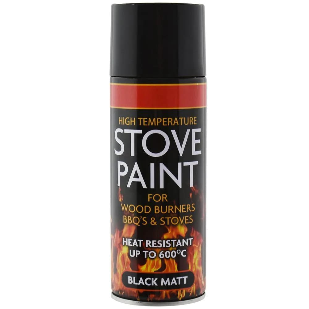 image-1X High Temp Stove Paint 400ML BLACK MATT