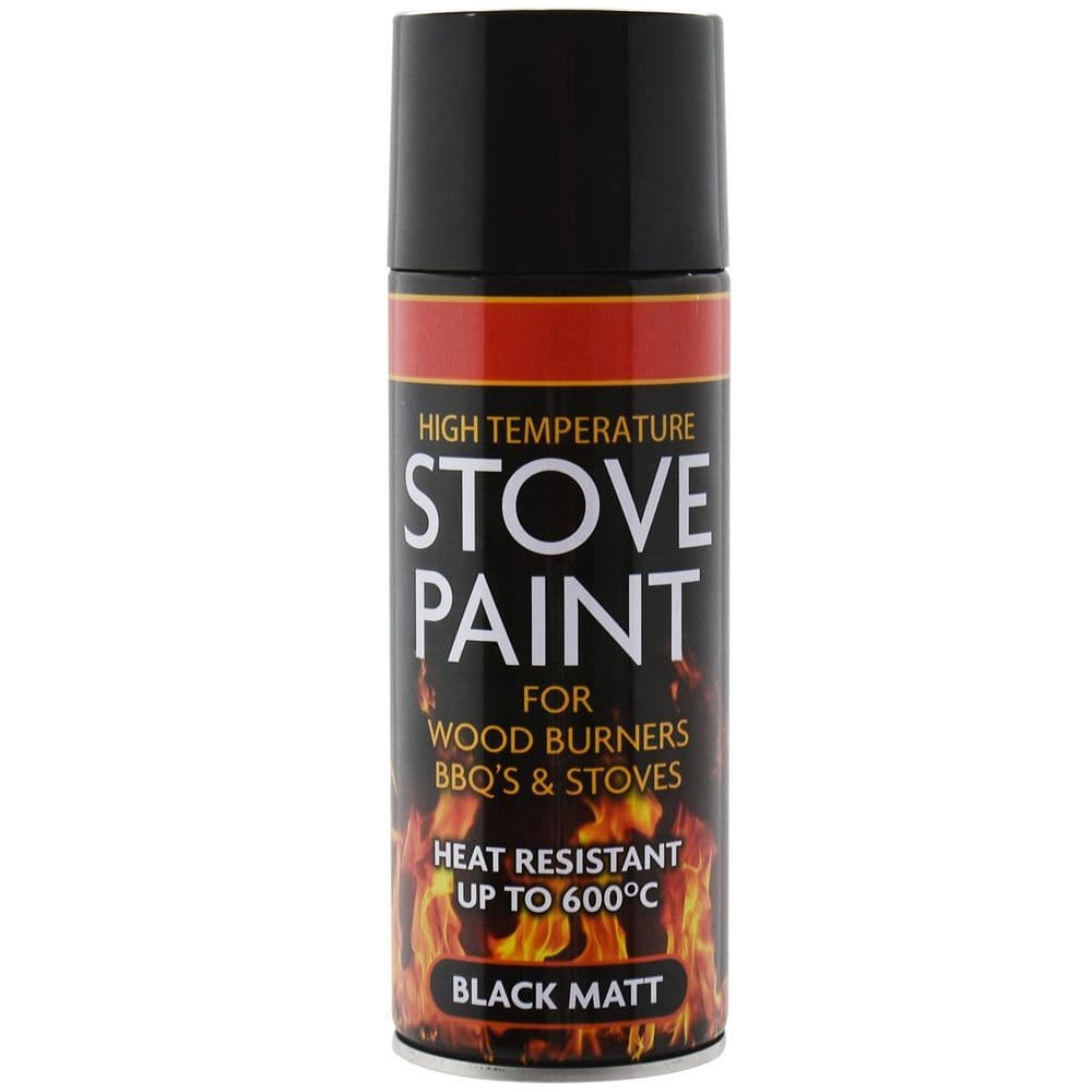image-1X High Temp Stove Paint 400ML BLACK MATT