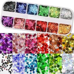 image-12 Colors Nails Abalone Shell Fragments Texture Natural Sea Shell 3d Glitter Nail Art Decoration Powder Sequins Beauty Tools