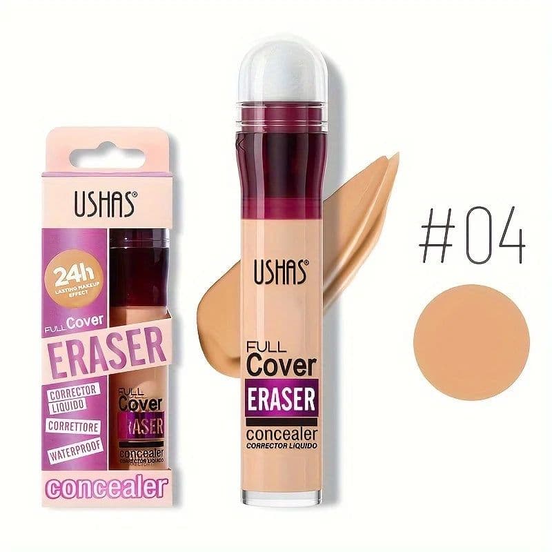 image-New Sponge Head Concealer for Dark Circles Freckles Acne Pigmentation and Blemishes Long Lasting Moisturizing Liquid Foundation