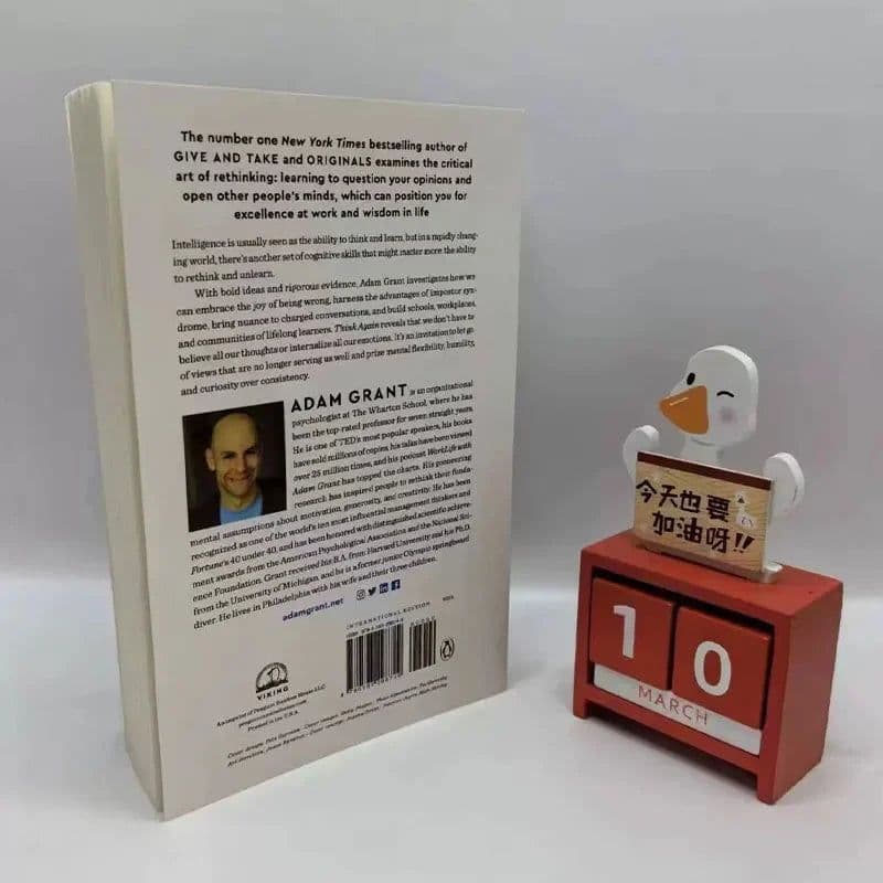 image-Think Again By Adam Grant The Power of Knowing What You Don't Know #1 Bestselling Book in English