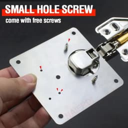 image-NAIERDI Stainless Steel Furniture Cabinet Door Hinge Repair Plate Drawer Window Door Door Panel Connection Repair Plate Hardware